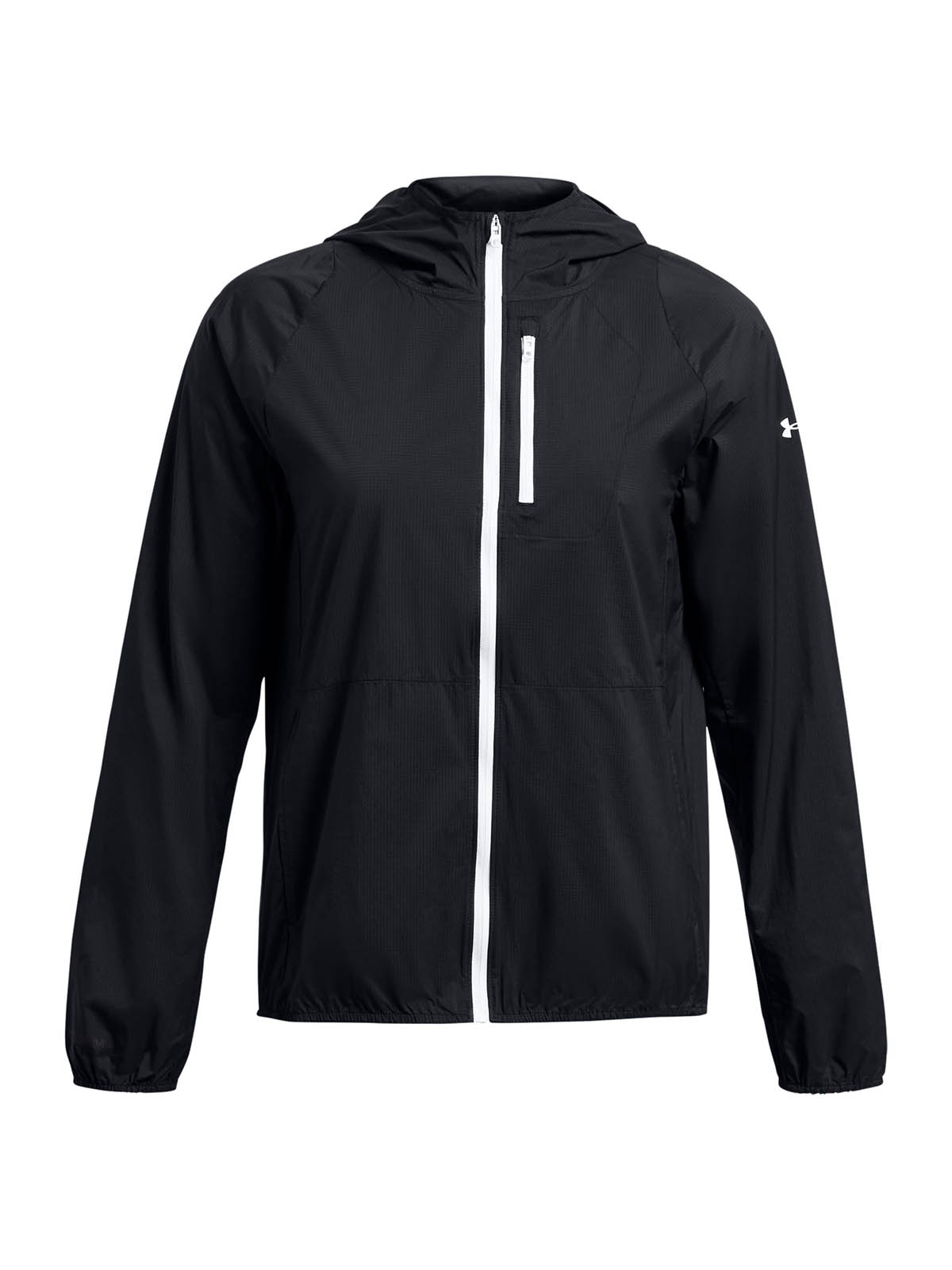 CHAQUETA RUNNING MUJER LAUNCH ELITE LW NEGRO UA - 1