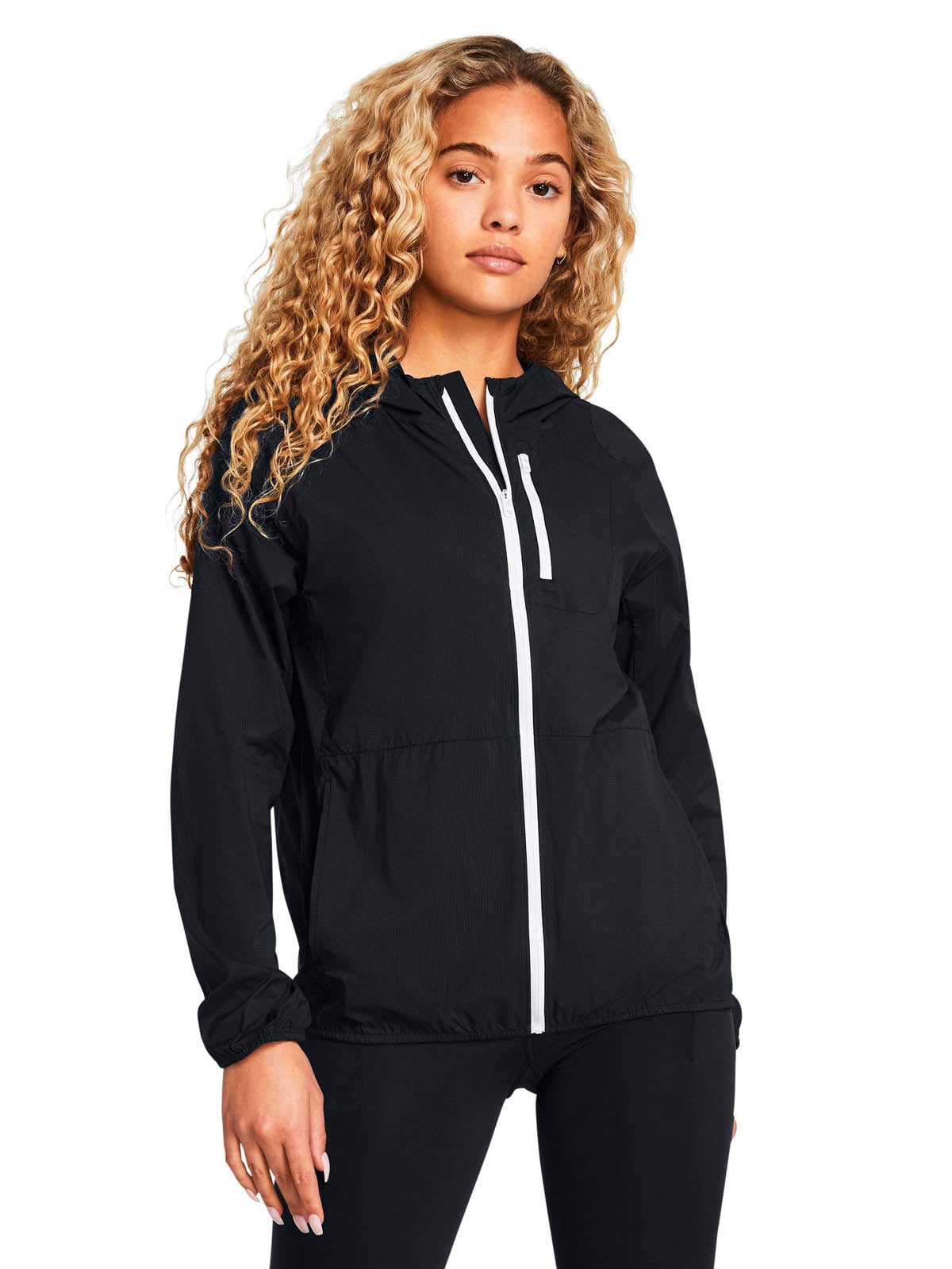 CHAQUETA RUNNING MUJER LAUNCH ELITE LW NEGRO UA - 4