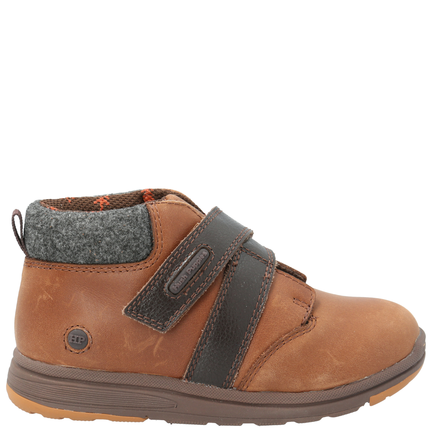 BOTÍN CUERO NIÑO RUNNEY CAFÉ HUSH PUPPIES KIDS - 2