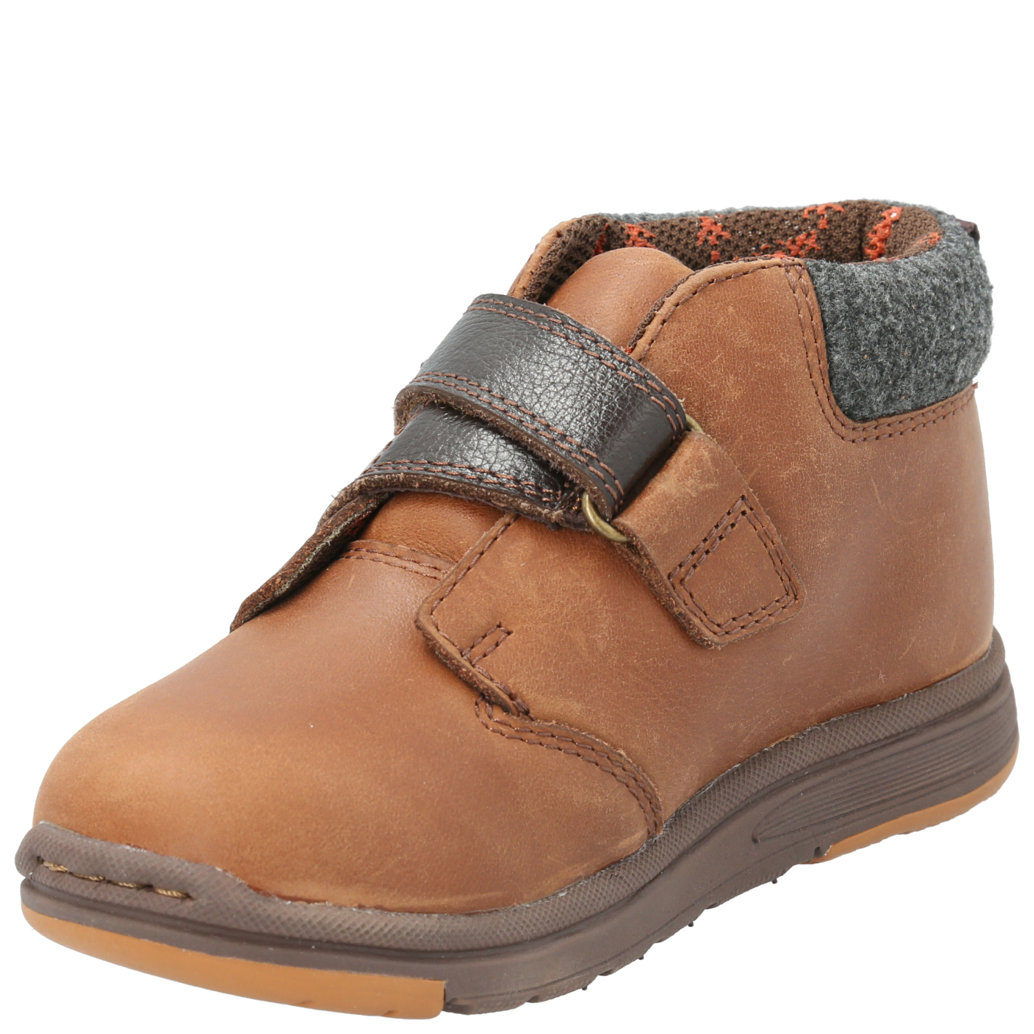 BOTÍN CUERO NIÑO RUNNEY CAFÉ HUSH PUPPIES KIDS - 5