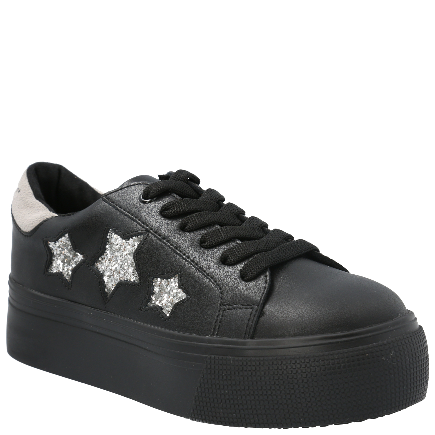 ZAPATILLA CUERO NIÑA QUENS NEGRO HUSH PUPPIES KIDS - 1