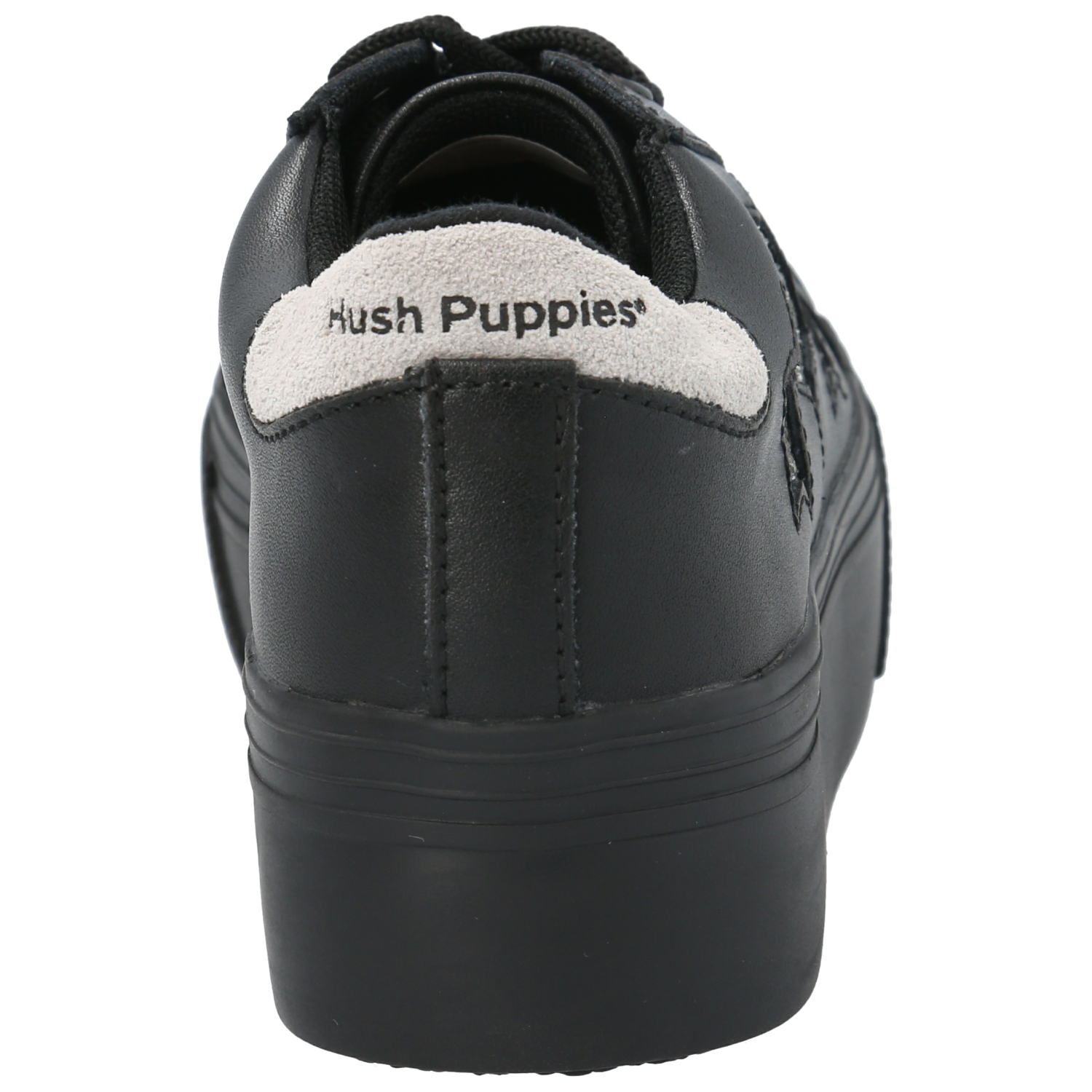 ZAPATILLA CUERO NIÑA QUENS NEGRO HUSH PUPPIES KIDS - 9