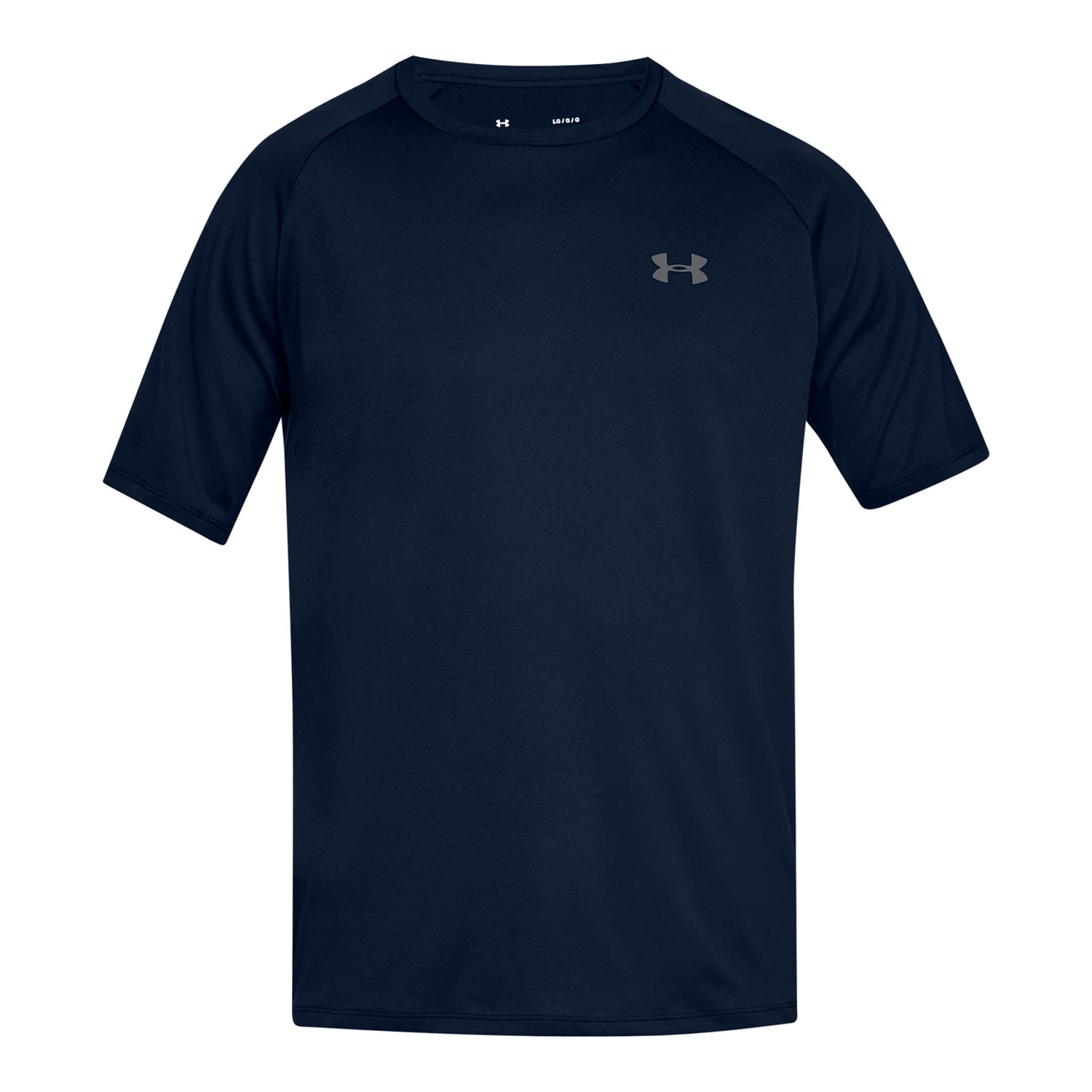 POLERA MANGA CORTA TECH HOMBRE AZUL UNDER ARMOUR - 1