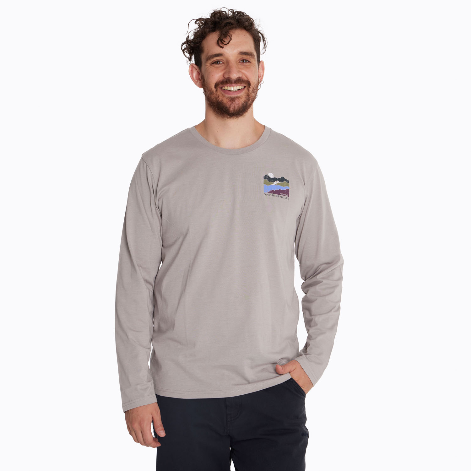 MERRELL POLERA HOMBRE LOGO GRIS MERRELL