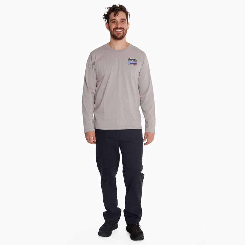POLERA HOMBRE LOGO GRIS MERRELL - 6