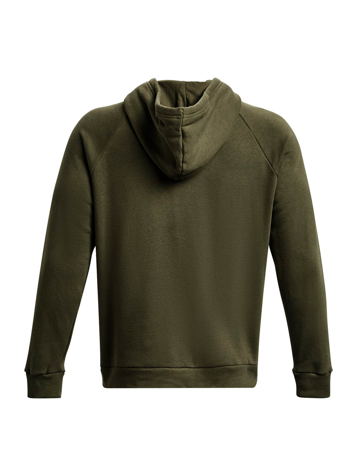 POLERON LIFESTYLE  HOMBRE RIVAL FLEECE LOGO VERDE UA - 2