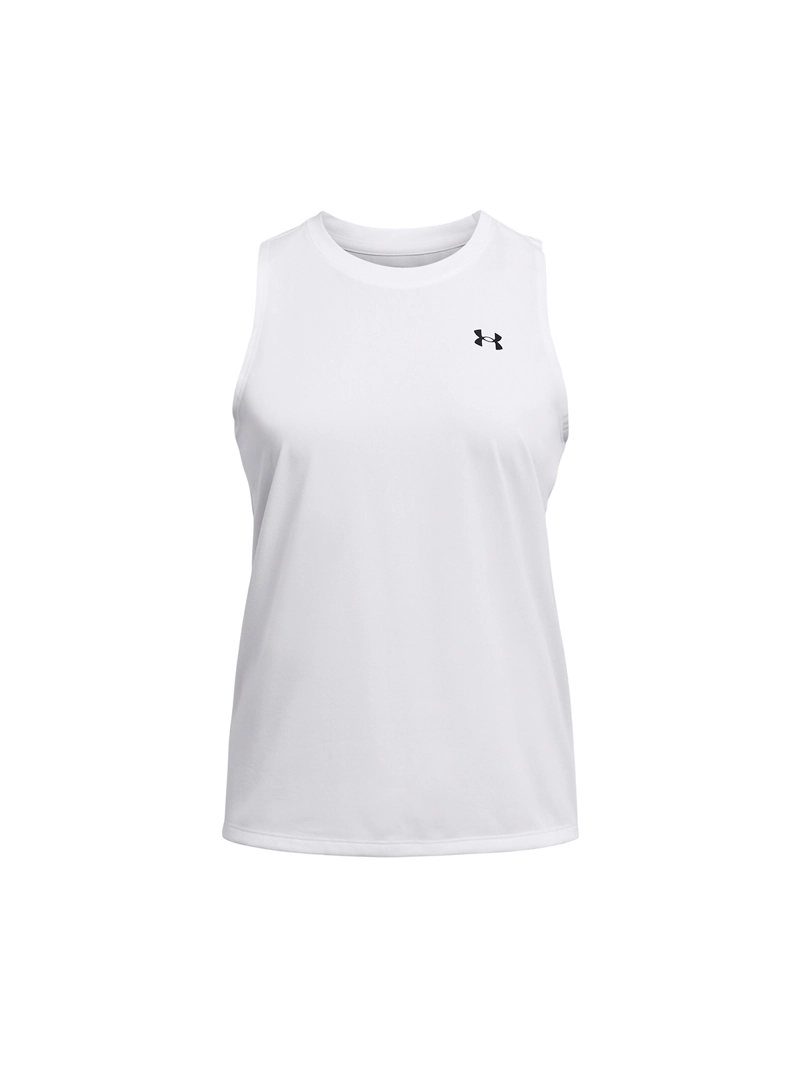 POLERA SIN MANGAS UA TECH MUJER BLANCO UNDER ARMOUR - 1