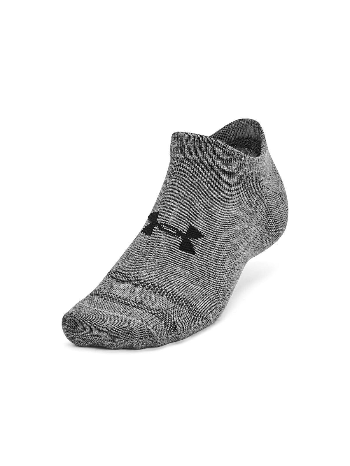 PACK X3 CALCETINES UNISEX UNDER ARMOUR ESSENTIAL GRIS - 1