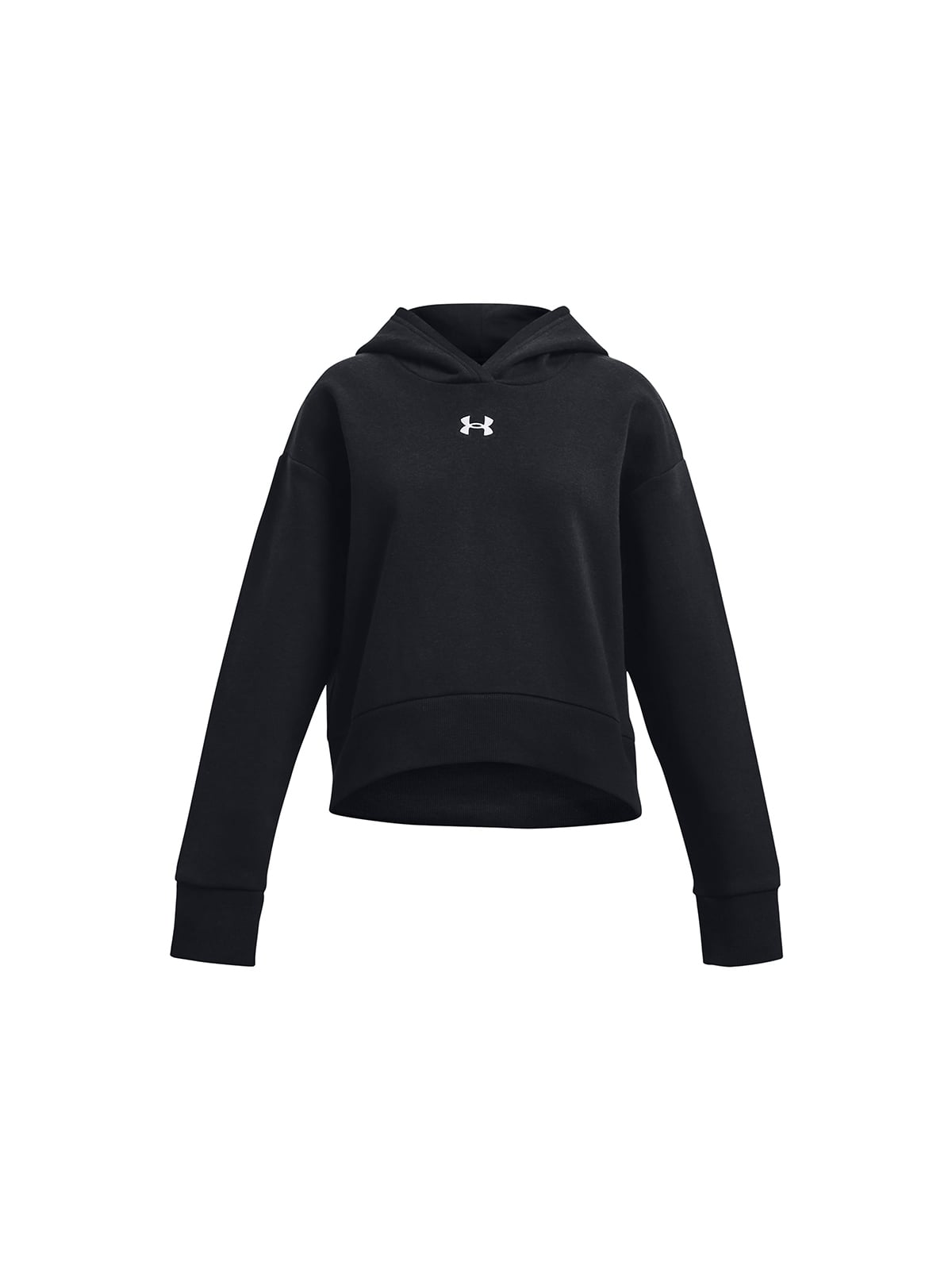 POLERÓN ALGODÓN NIÑA UNDER ARMOUR NEGRO UA RIVAL FLEECE - 1