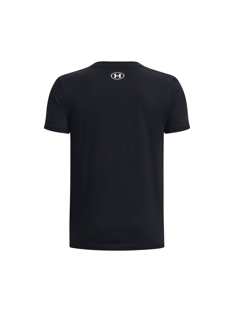 POLERA MANGA CORTA ALGODÓN NIÑO UNDER ARMOUR NEGRO FÚTBOL UA - 2