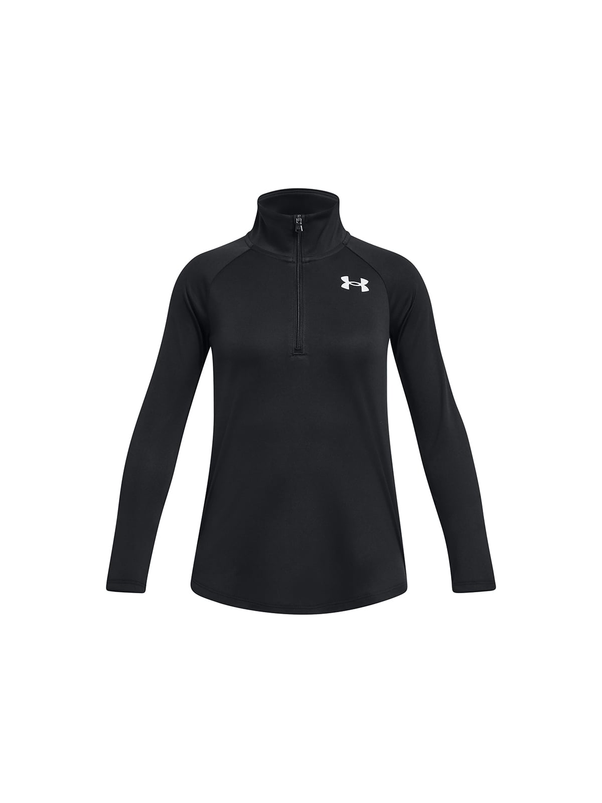 POLERÓN NIÑA UNDER ARMOUR NEGRO HALF ZIP UA TECH - 1