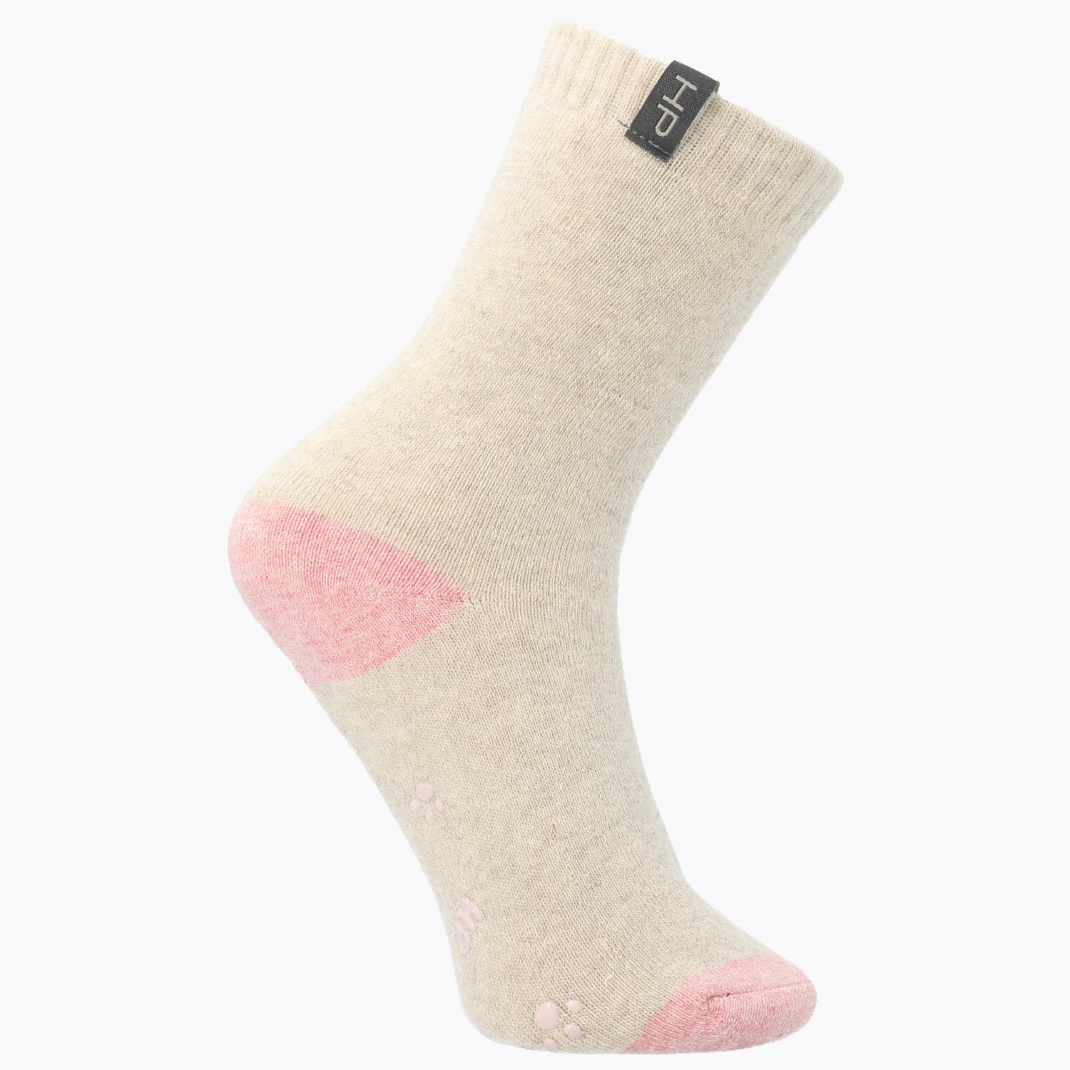CALCETÍN ALGODÓN NIÑA HEAVY PLAIN BEIGE HUSH PUPPIES - 1