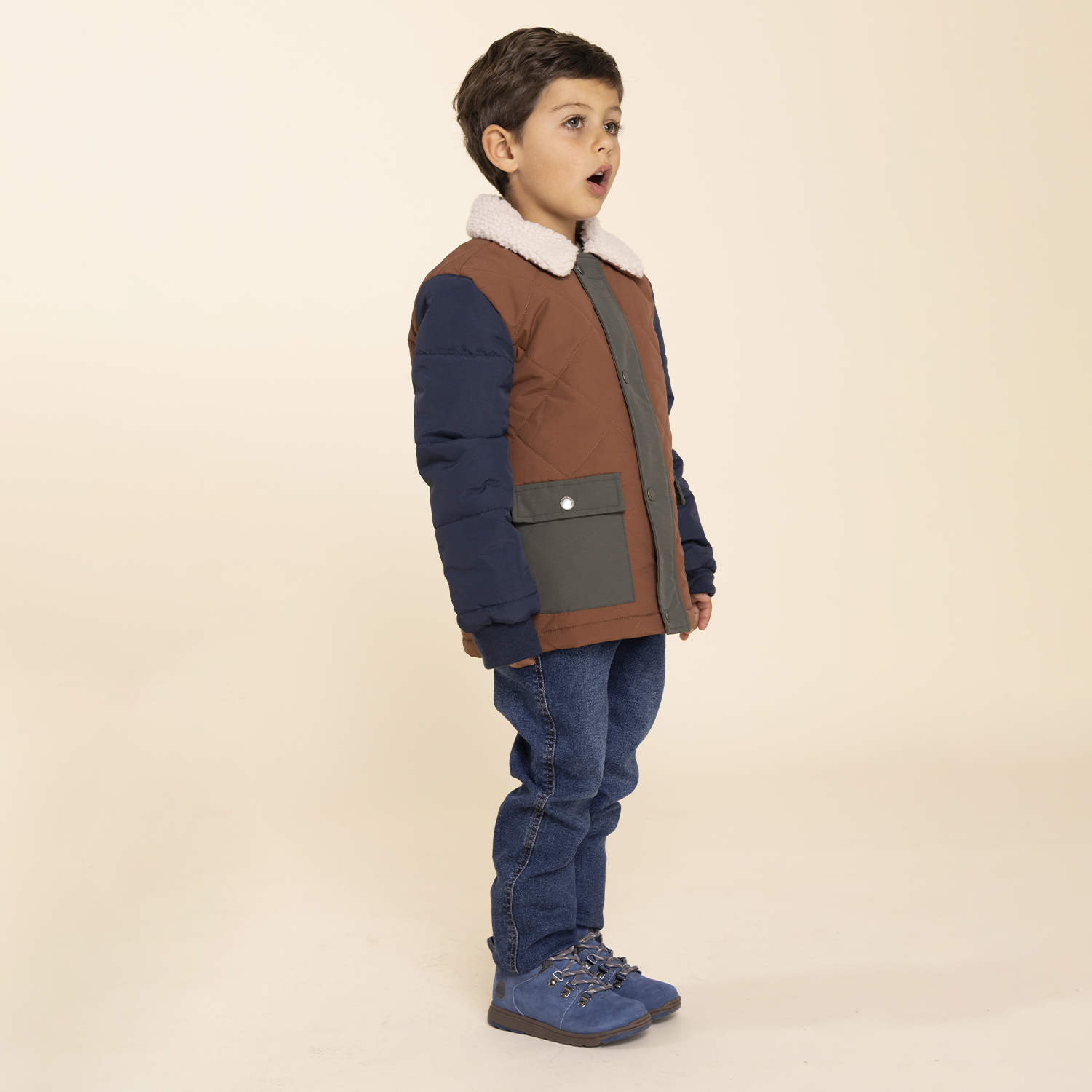 BOTÍN CUERO NIÑO ONE TREE VERDE HUSH PUPPIES KIDS - 4