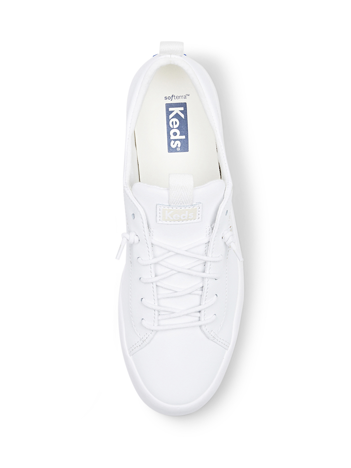 ZAPATILLAS MUJER KEDS CASUALES BLANCO KICKBACK LEATHER CUERO - 6