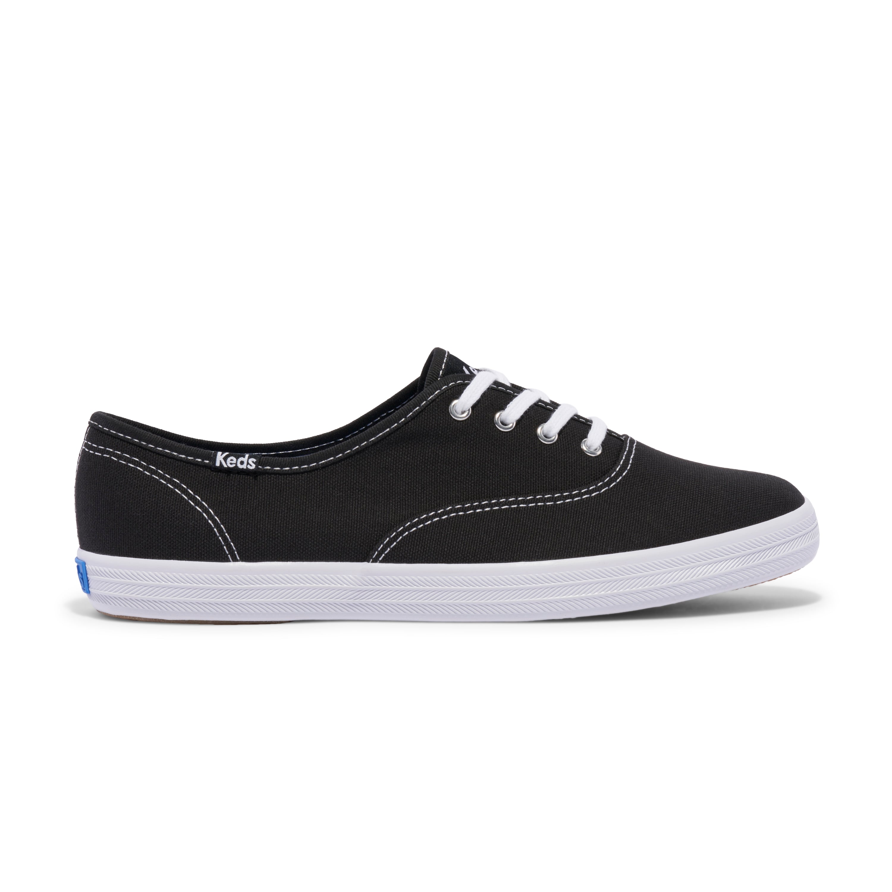 ZAPATILLA KEDS MUJER CHAMPION CANVAS NEGRA - 1