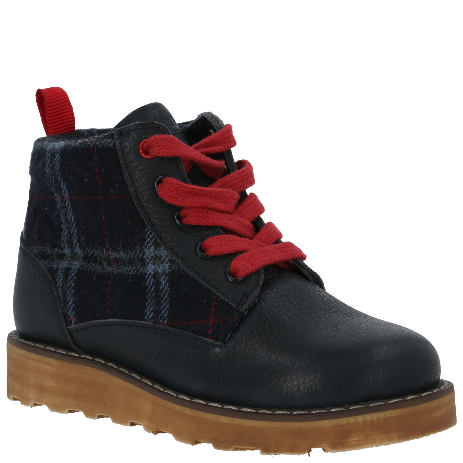 BOTÍN CUERO NIÑO FALLBROKE CAFÉ HUSH PUPPIES KIDS - 1