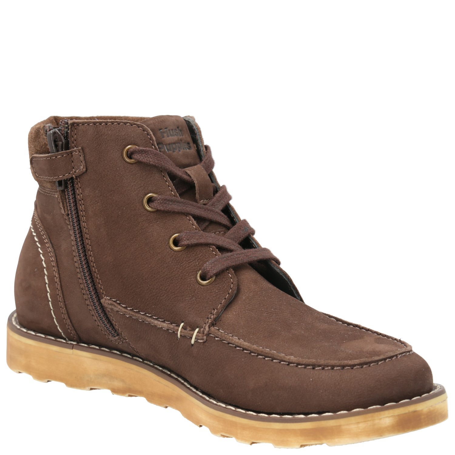 BOTÍN CUERO NIÑO AGATE AZUL HUSH PUPPIES KIDS - 1