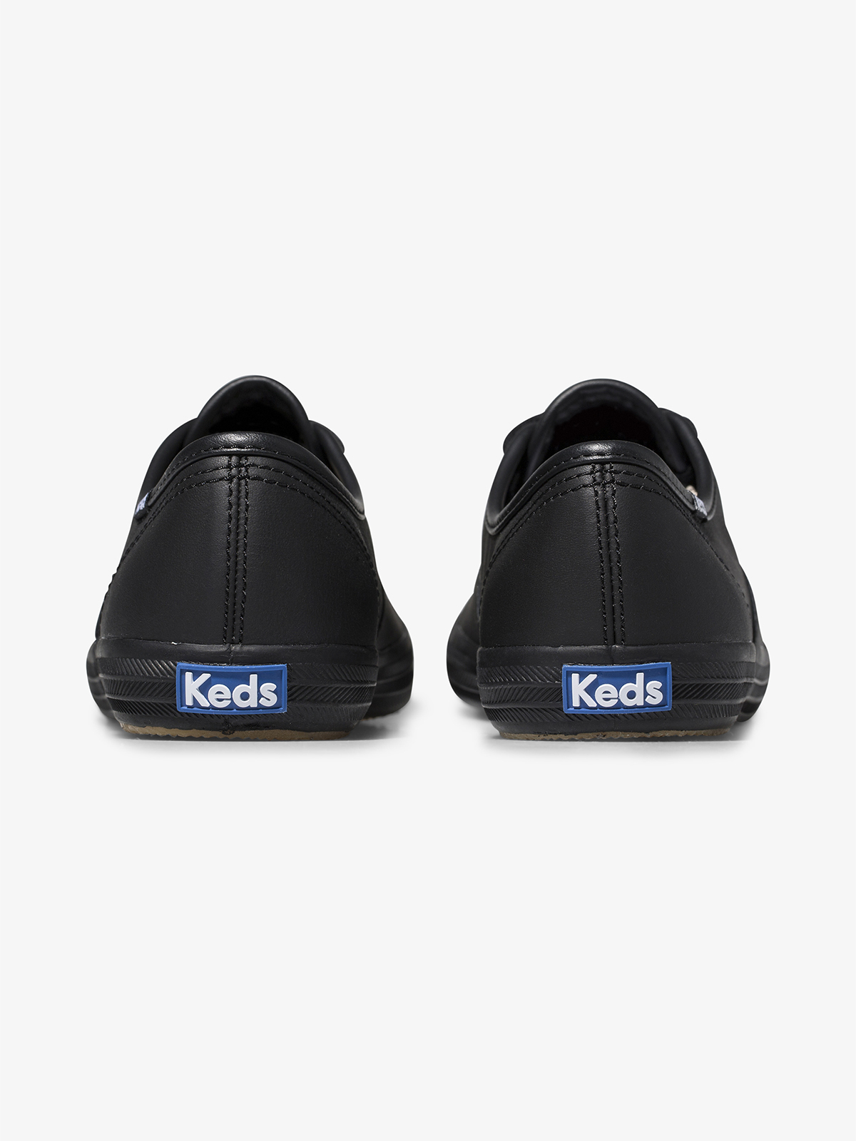 ZAPATILLAS MUJER KEDS CASUALES NEGRO CHAMPION LTHR CUERO - 7