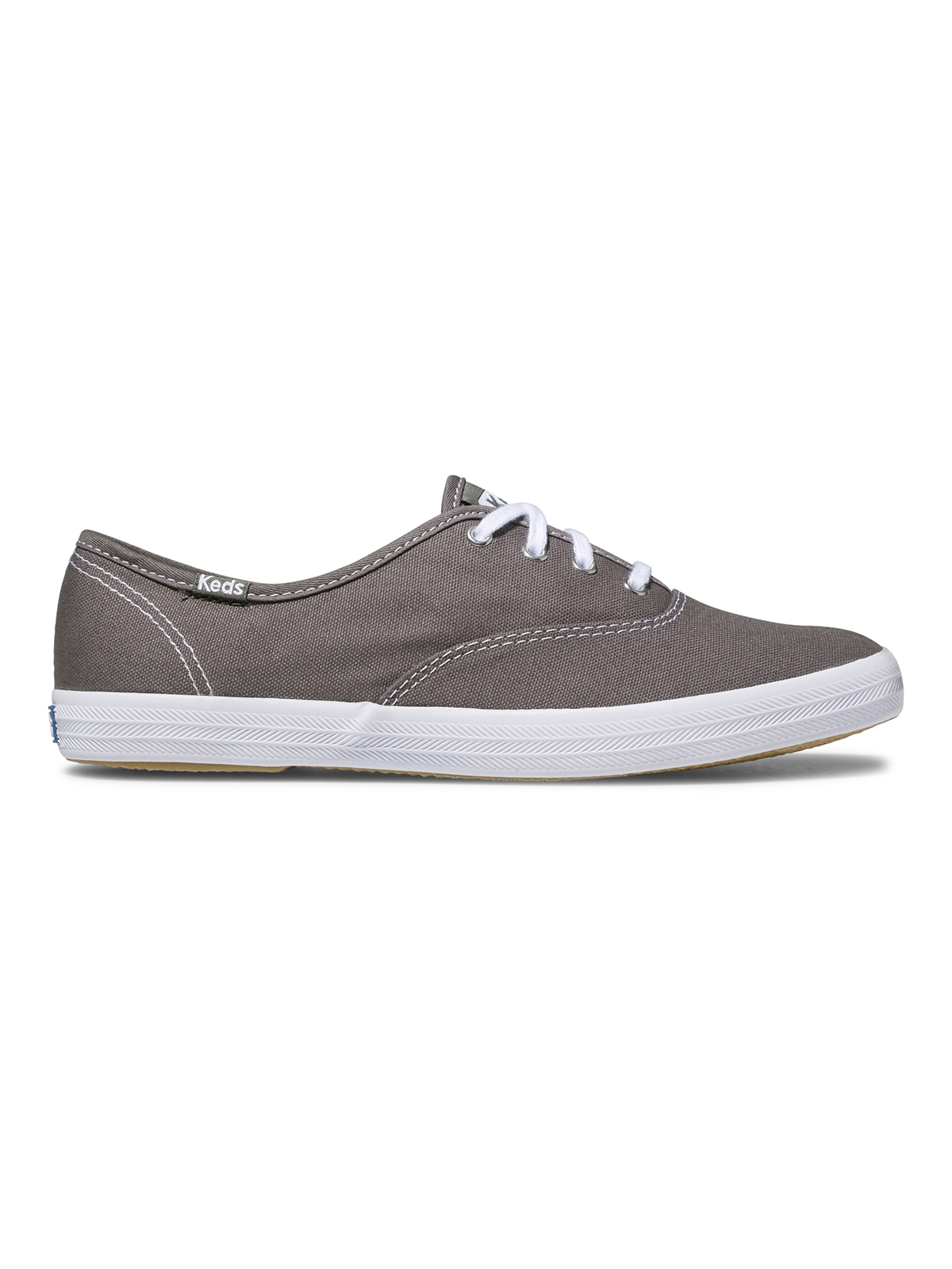 ZAPATILLAS MUJER KEDS CASUALES GRIS CHAMPION CANVAS - 1
