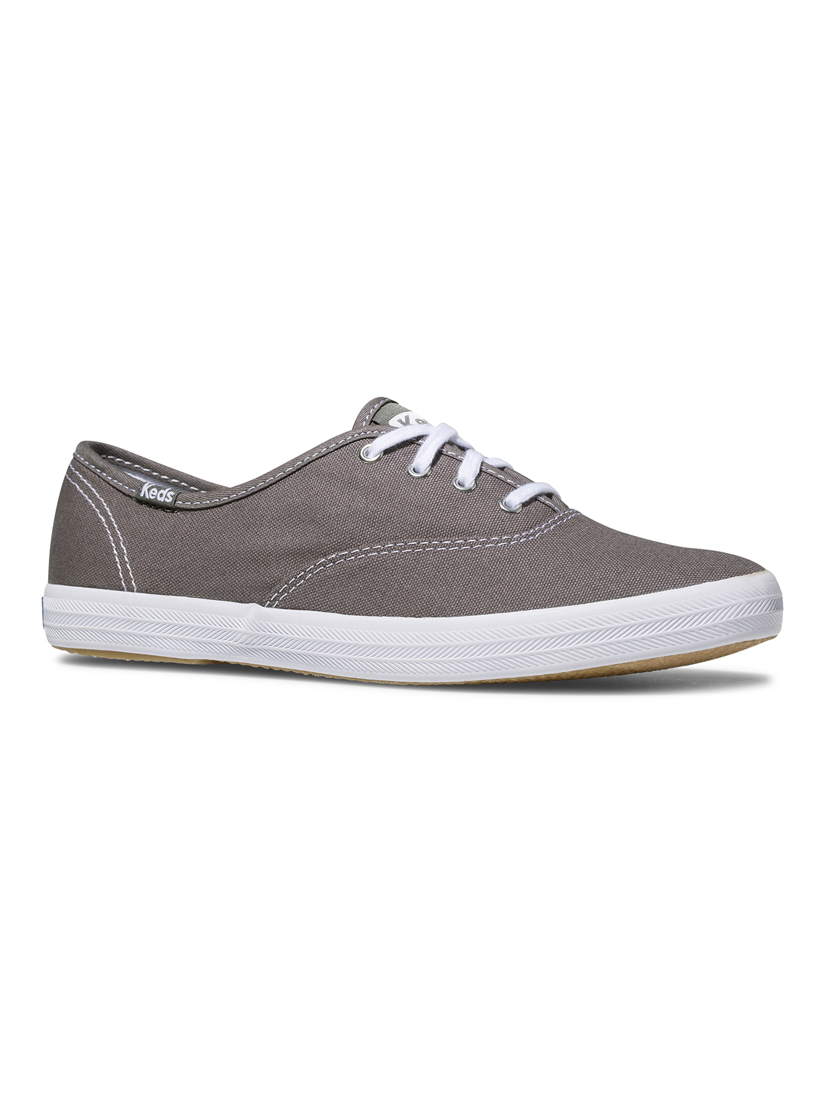 ZAPATILLAS MUJER KEDS CASUALES GRIS CHAMPION CANVAS - 4
