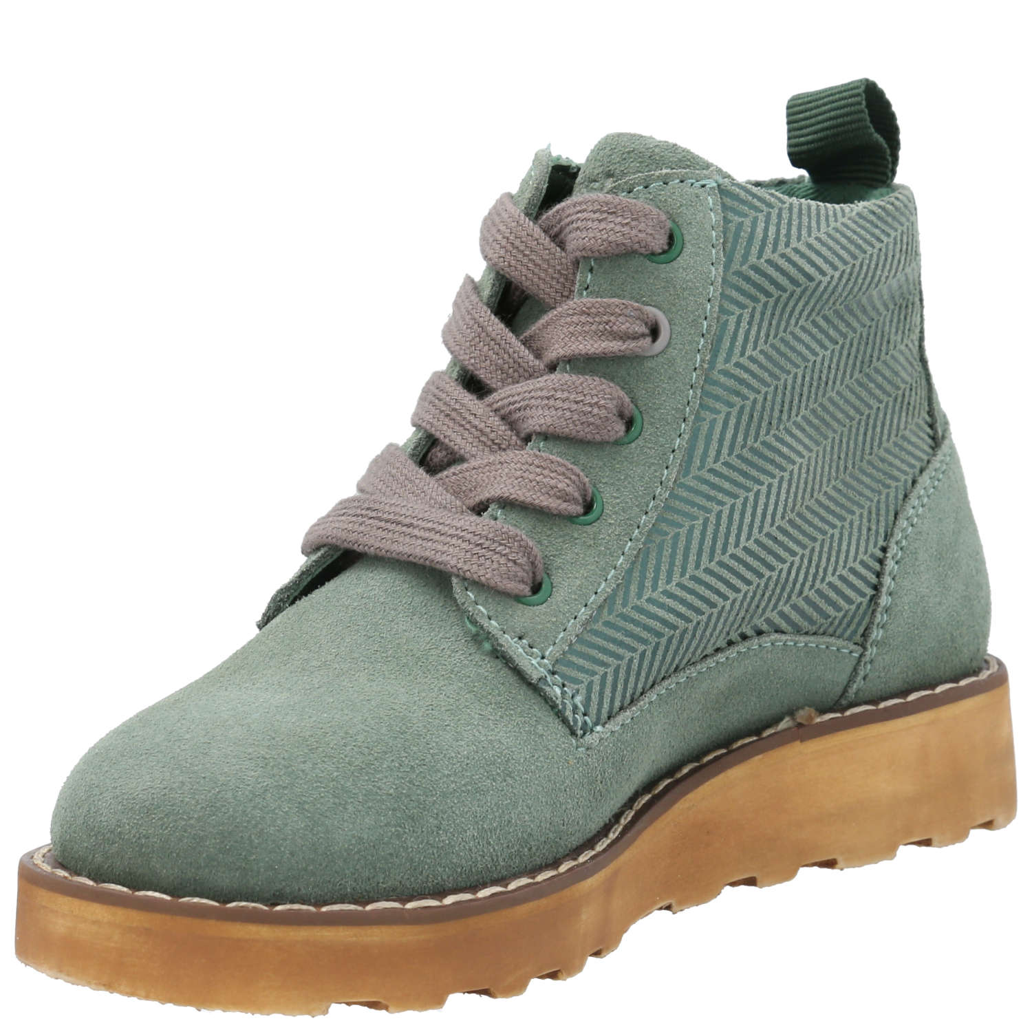 BOTÍN CUERO NIÑA FALLBROKE VERDE HUSH PUPPIES KIDS - 5