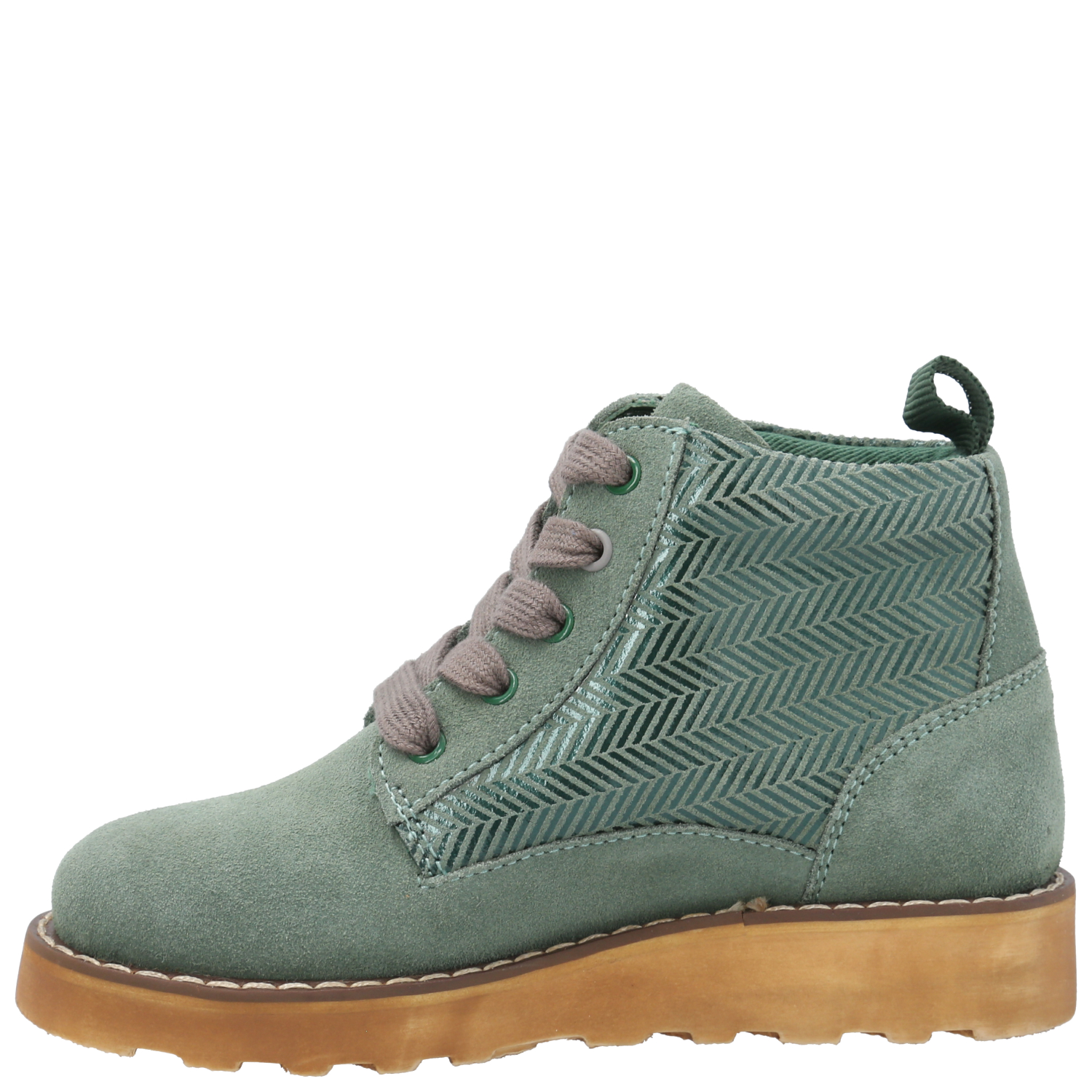 BOTÍN CUERO NIÑA FALLBROKE VERDE HUSH PUPPIES KIDS - 6