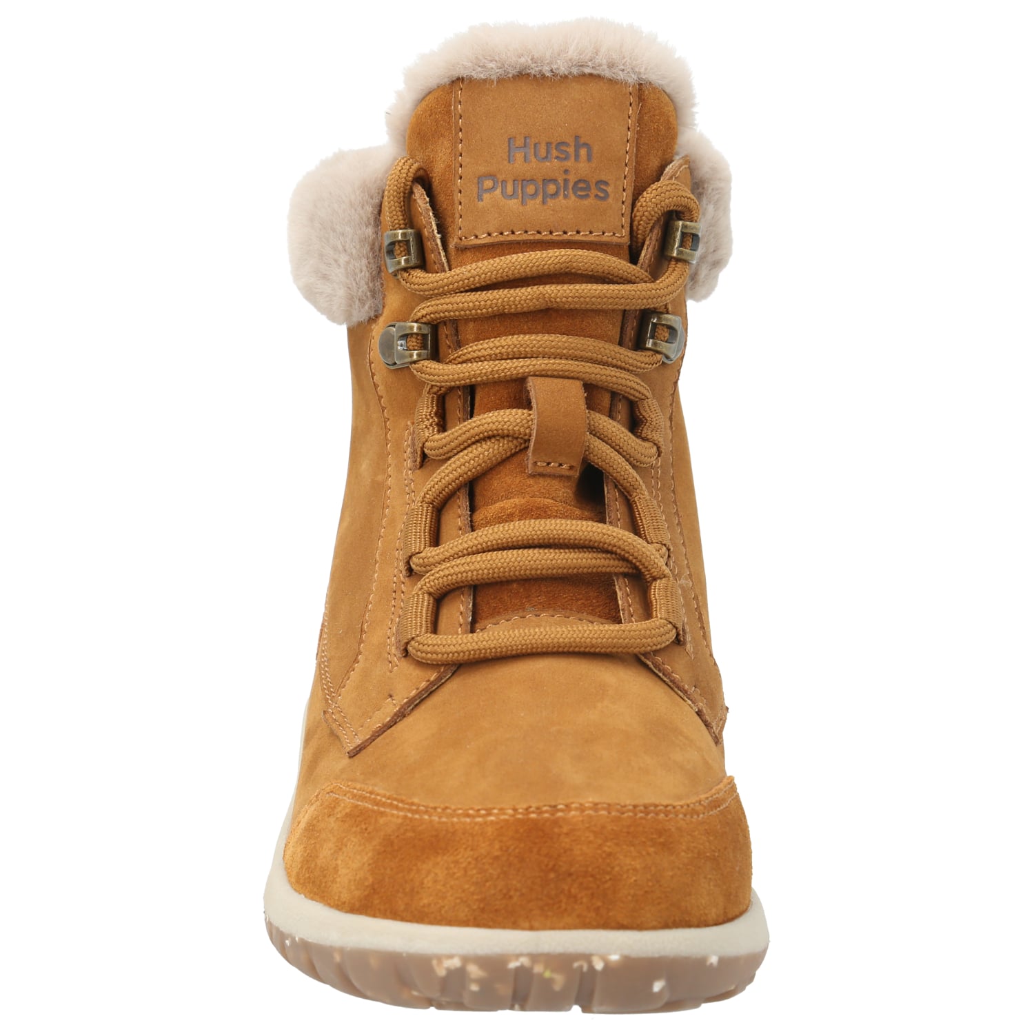 BOTÍN CUERO NIÑA NEW FERDA-K CAFÉ HUSH PUPPIES KIDS - 4