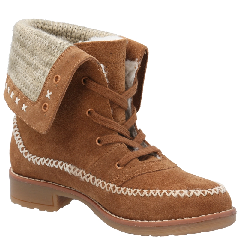 BOTIN CUERO NIÑA SHALMA CAFE  HUSH PUPPIES KIDS - 1