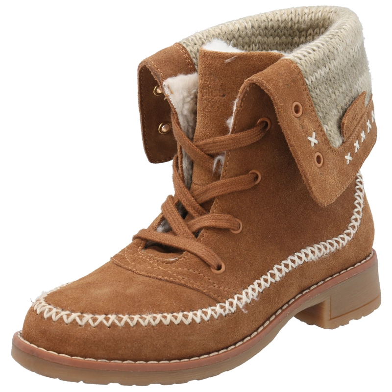 BOTIN CUERO NIÑA SHALMA CAFE  HUSH PUPPIES KIDS - 5