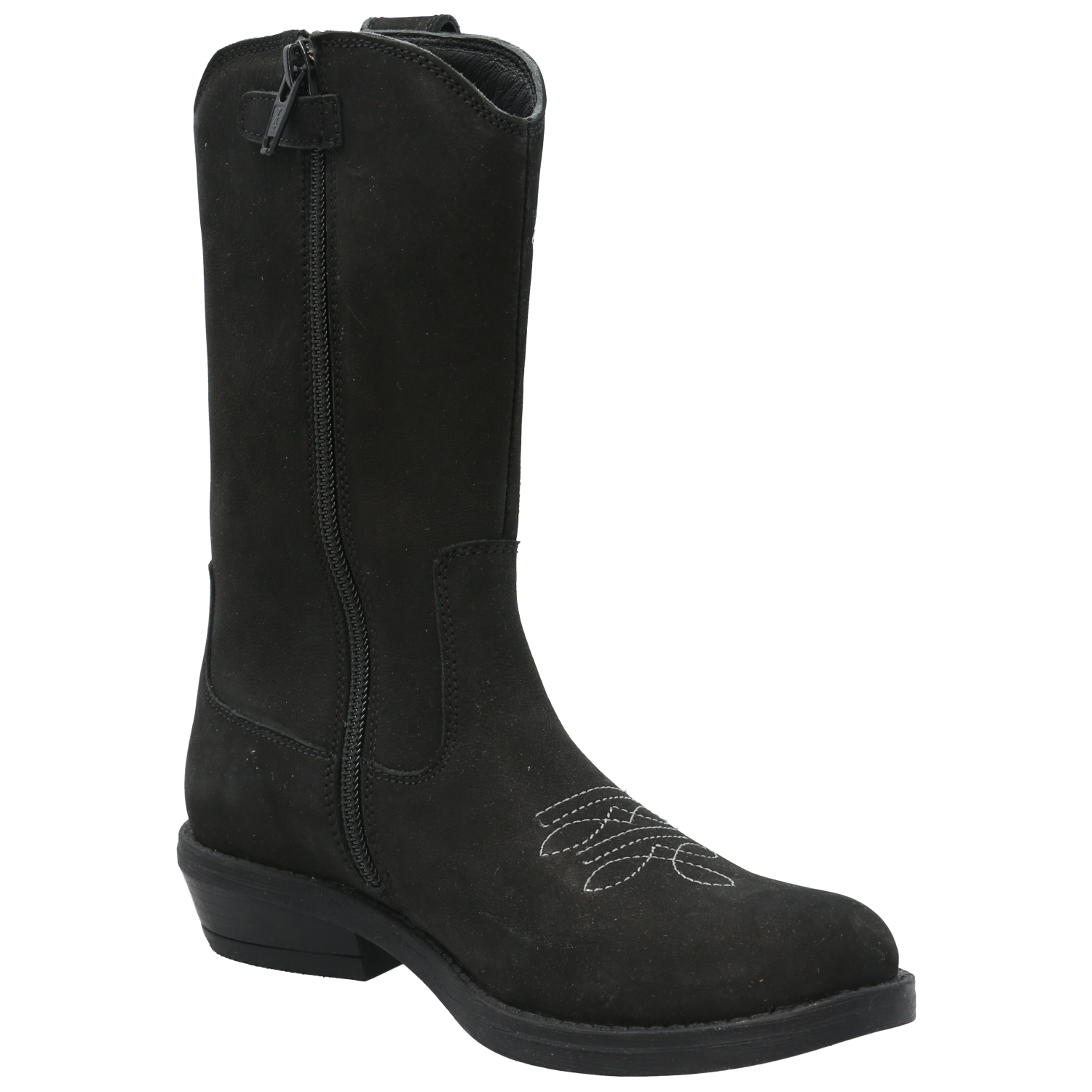 BOTA CUERO NIÑA NEW TEXAS NEGRO HUSH PUPPIES KIDS - 1