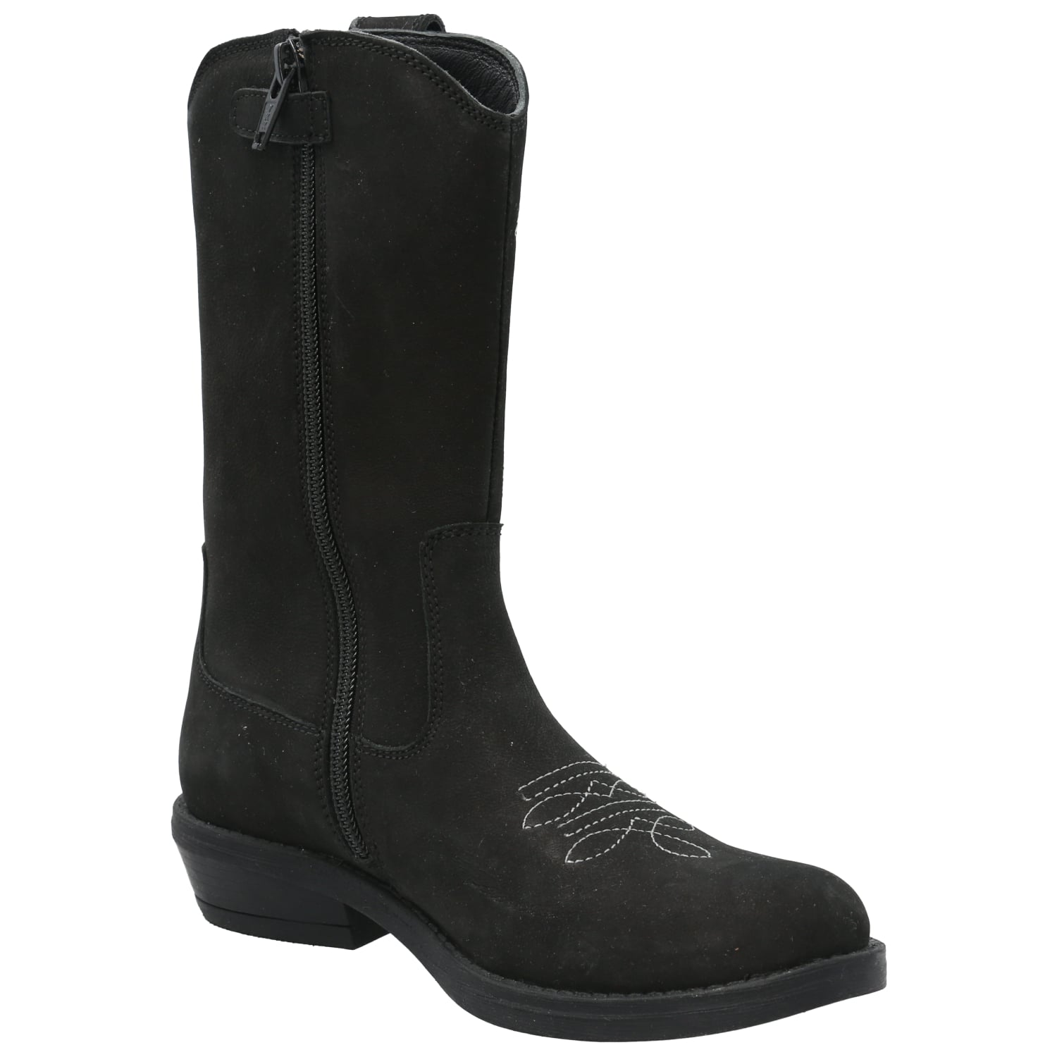 BOTA CUERO NIÑA NEW TEXAS NEGRO HUSH PUPPIES KIDS - 1