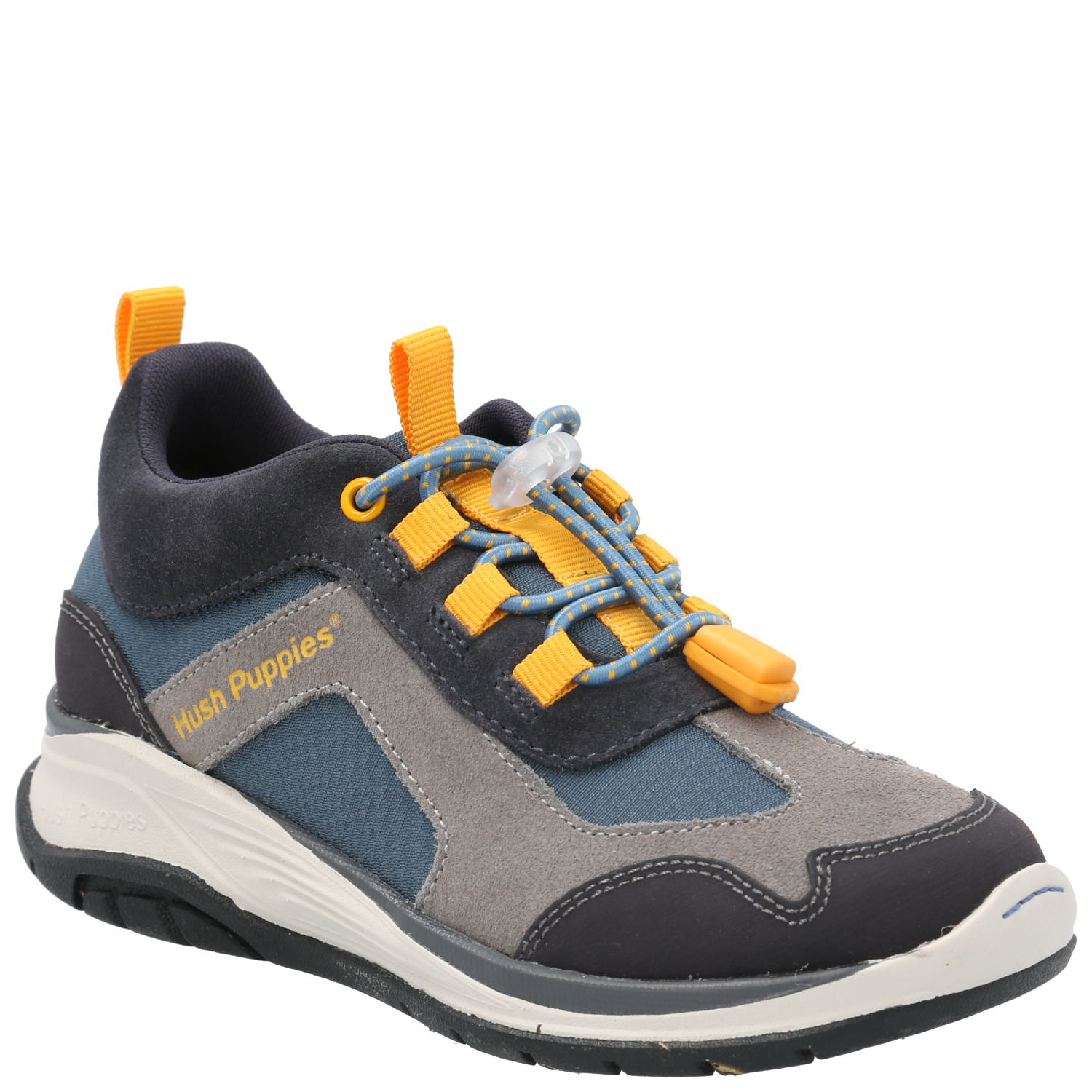 ZAPATILLA CUERO NIÑO FASTLAND GRIS HUSH PUPPIES KIDS - 1