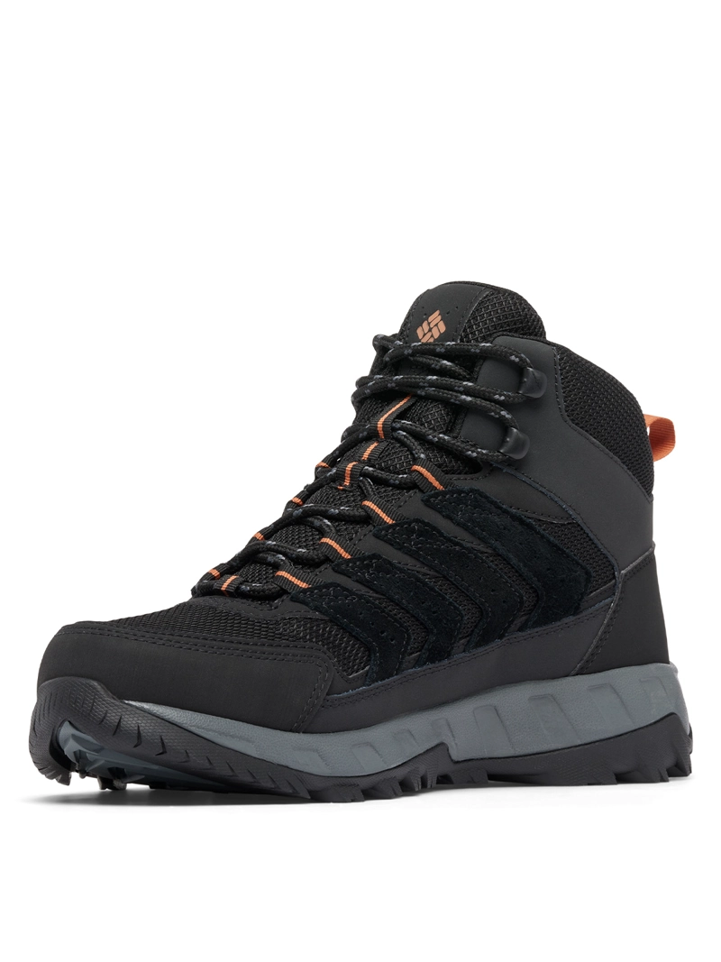 BOTIN HOMBRE STRATA TRAIL MID WP NEGRO COLUMBIA - 4