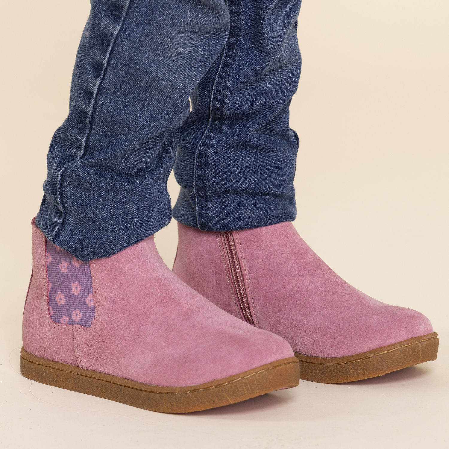 BOTÍN CUERO NIÑA PIOMBINO ROSADO HUSH PUPPIES - 2