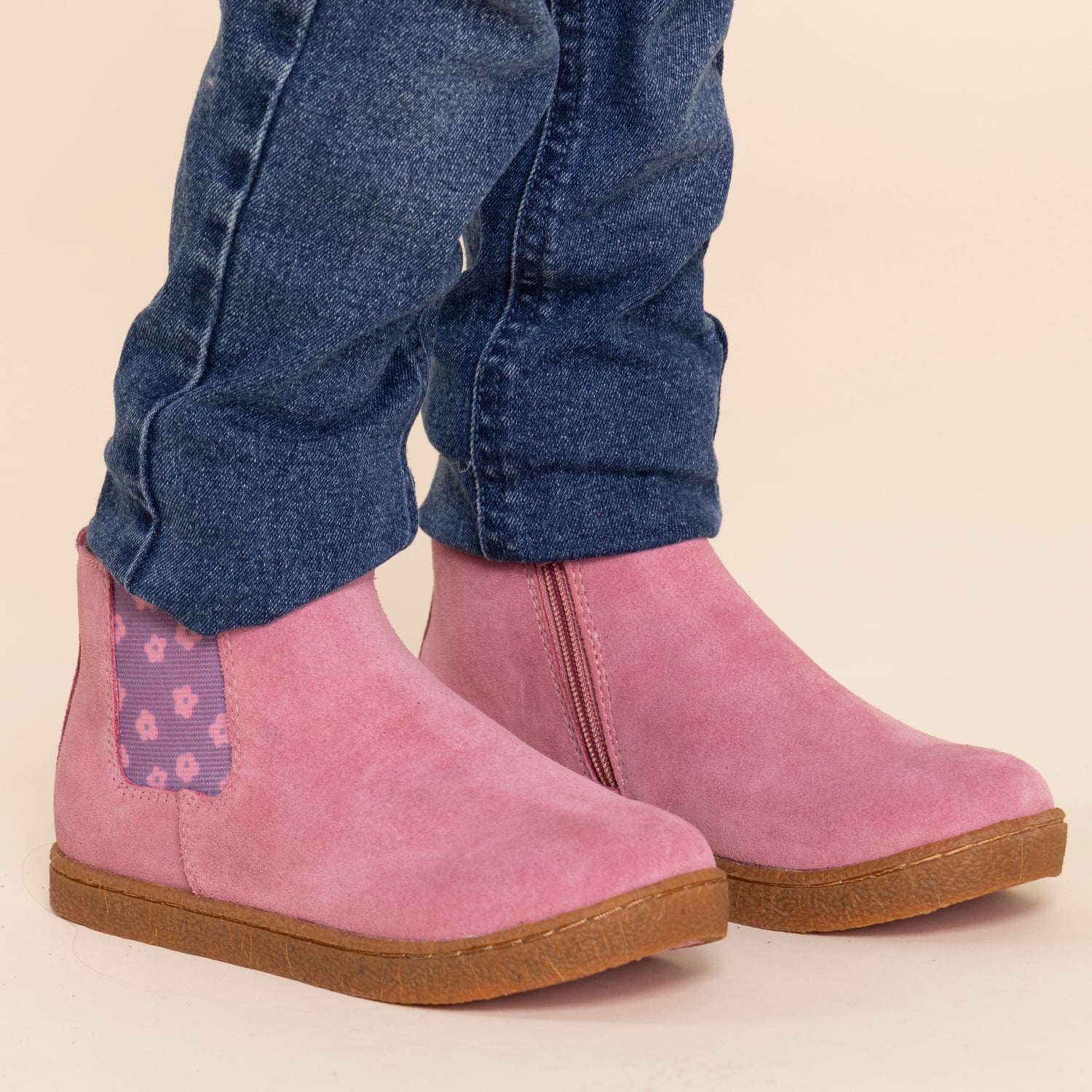BOTÍN CUERO NIÑA PIOMBINO ROSADO HUSH PUPPIES - 2