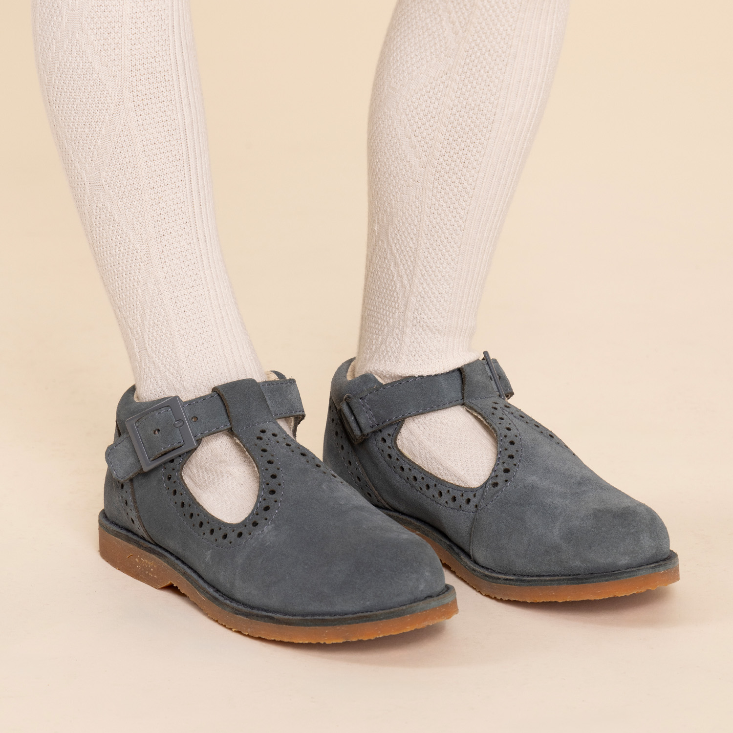 GUILLERMINA CUERO NIÑA DOMINGA AZUL HUSH PUPPIES - 2