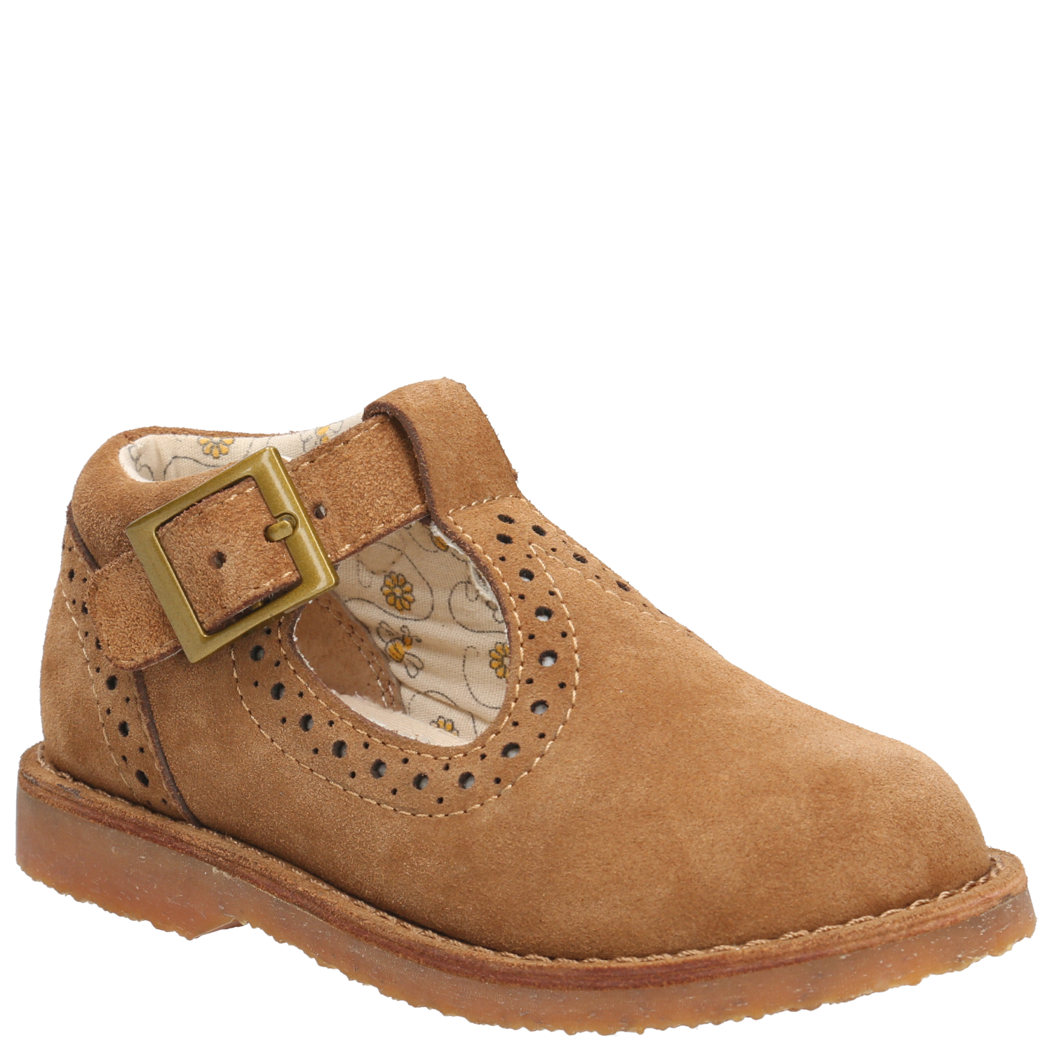 GUILLERMINA CUERO NIÑA DOMINGA CAFÉ HUSH PUPPIES - 1