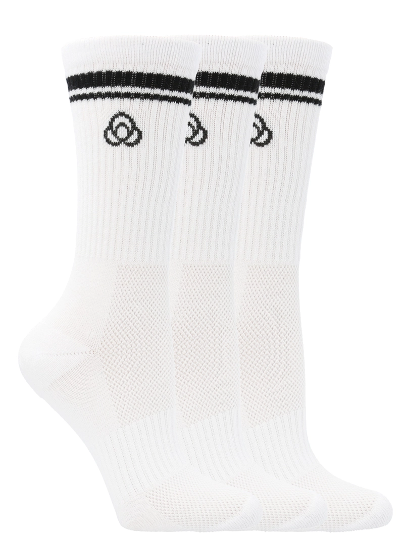 PACK 3 CALCETINES MUJER CREW CUT PRO BLANCO BSOUL - 2