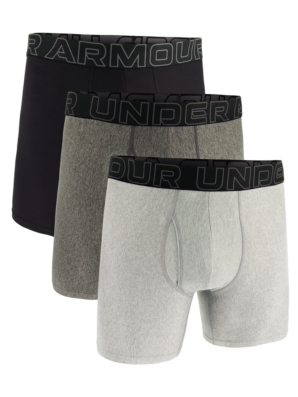PACK 3 BOXERS UA PERFORMANCE TECH MSH GRIS UNDER ARMOUR - 1
