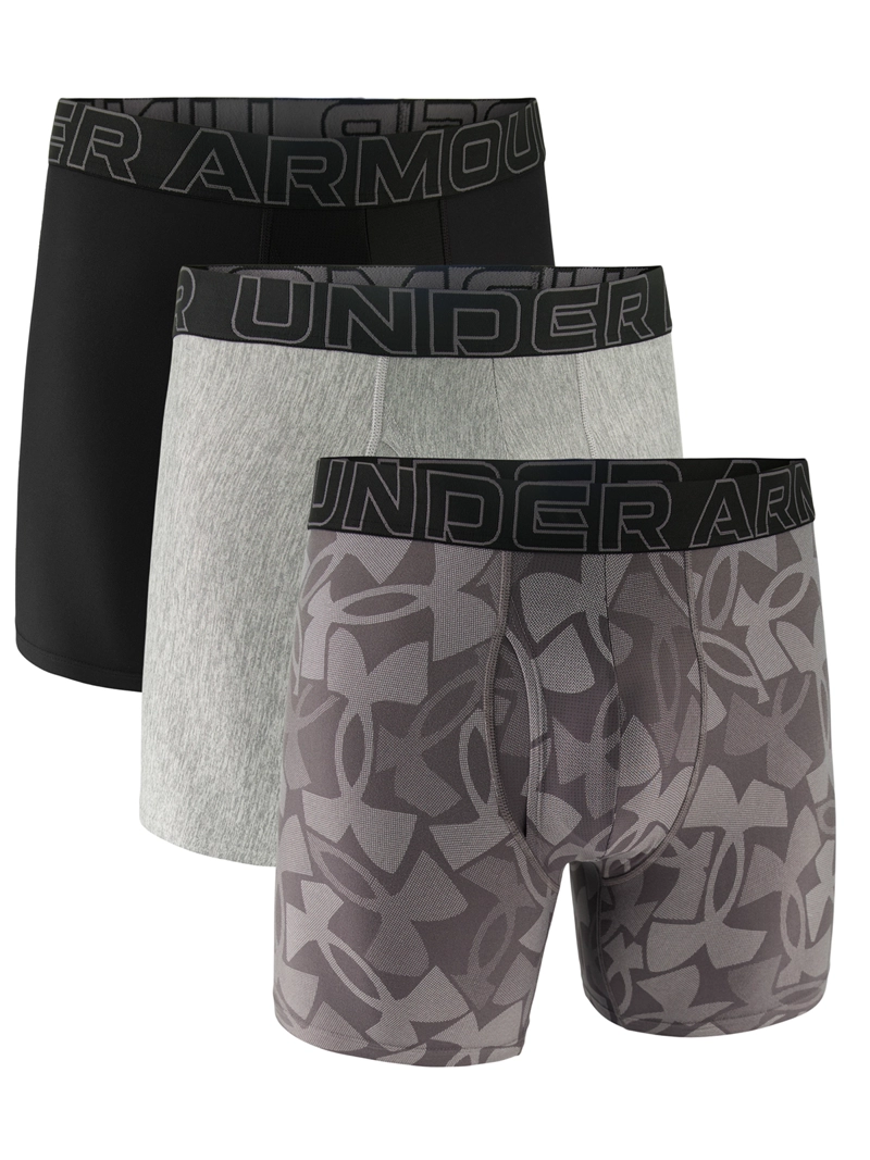 PACK 3 BOXERS HOMBRE UNDER ARMOUR GRIS PERFORMANCE TECH - 1