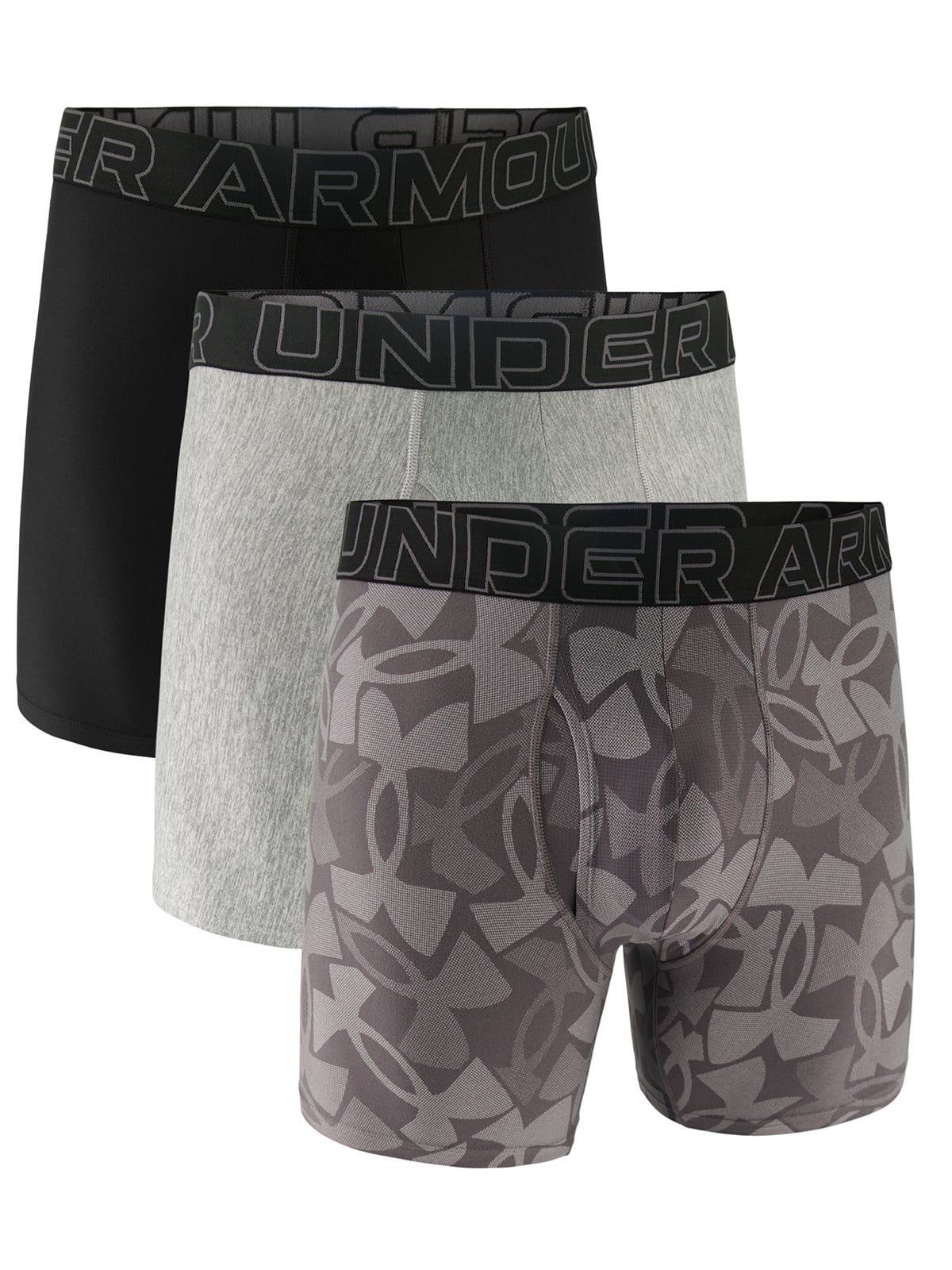 UNDER ARMOUR PACK 3 BOXERS PERFORMANCE TECH HOMBRE GRIS UNDER ARMOUR