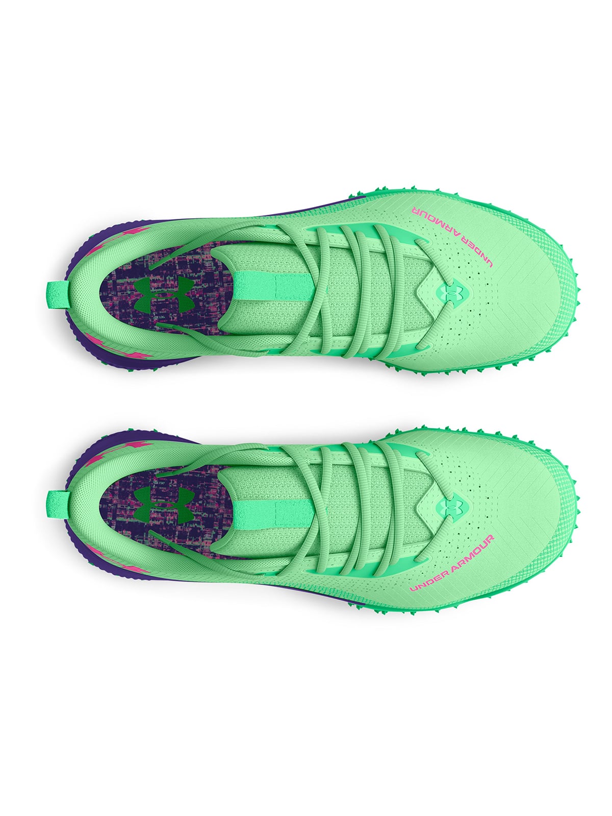 ZAPATILLAS UNISEX UNDER ARMOUR FÚTBOL VERDE SHADOW 2 TRF - 5