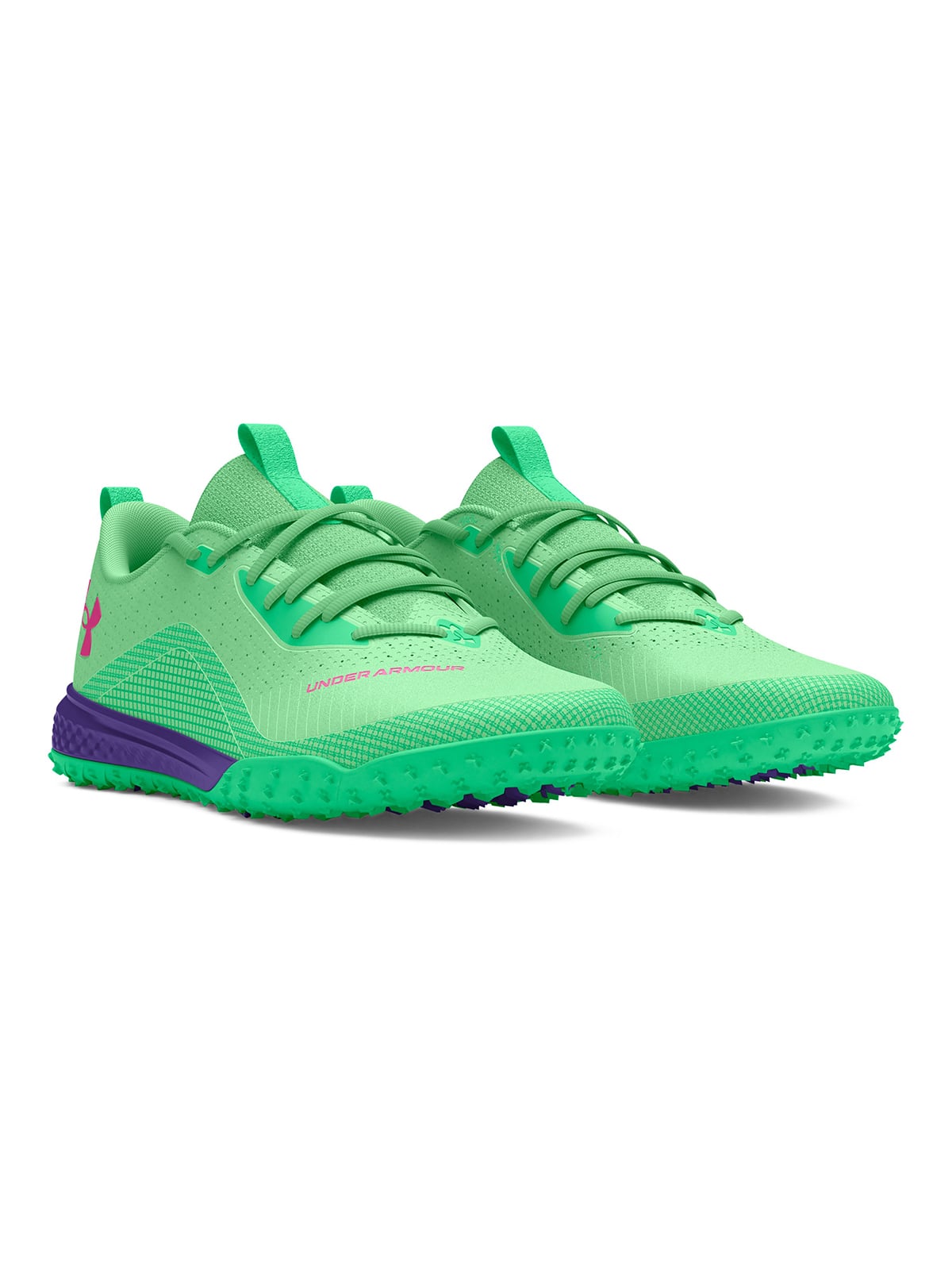 ZAPATILLAS UNISEX UNDER ARMOUR FÚTBOL VERDE SHADOW 2 TRF - 6
