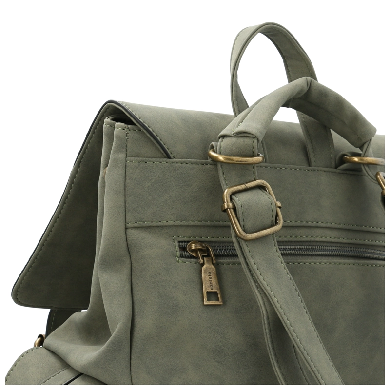 CARTERA REX BACKBAG OLIVA MUJER AZALEIA - 4