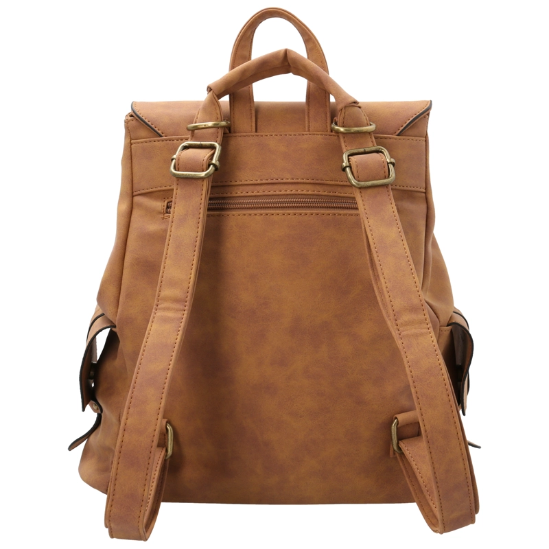 CARTERA REX BACKBAG CAMEL MUJER AZALEIA - 5