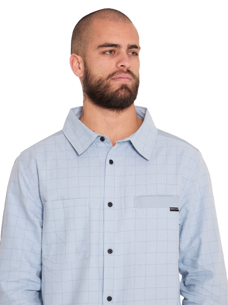 CAMISA MANGA LARGA HOMBRE CELESTE - 2