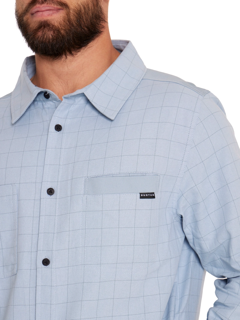 CAMISA MANGA LARGA HOMBRE CELESTE - 5