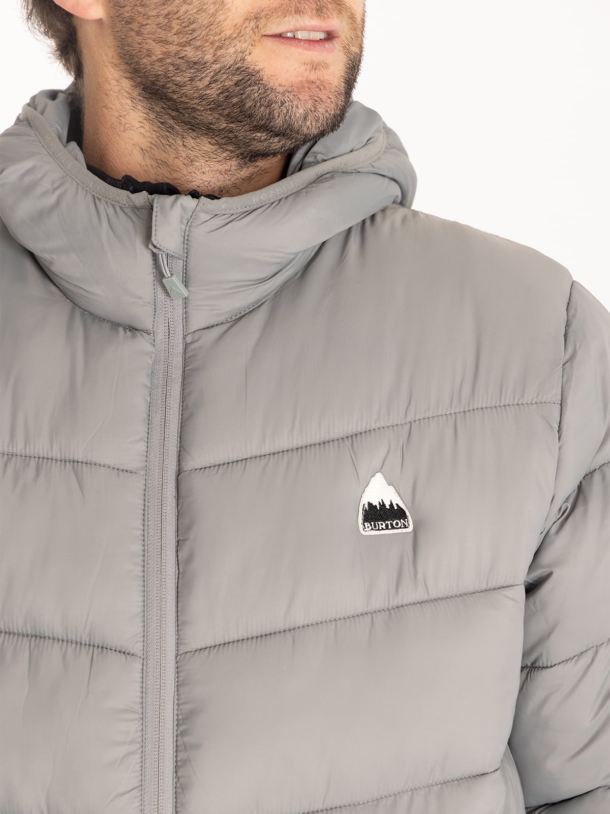 PARKA HOMBRE BURTON MPK002 NYLON GRIS IMPERMEABLE - 6