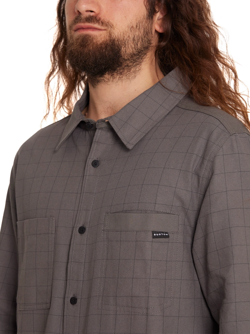 CAMISA MANGA LARGA HOMBRE GRIS - 6
