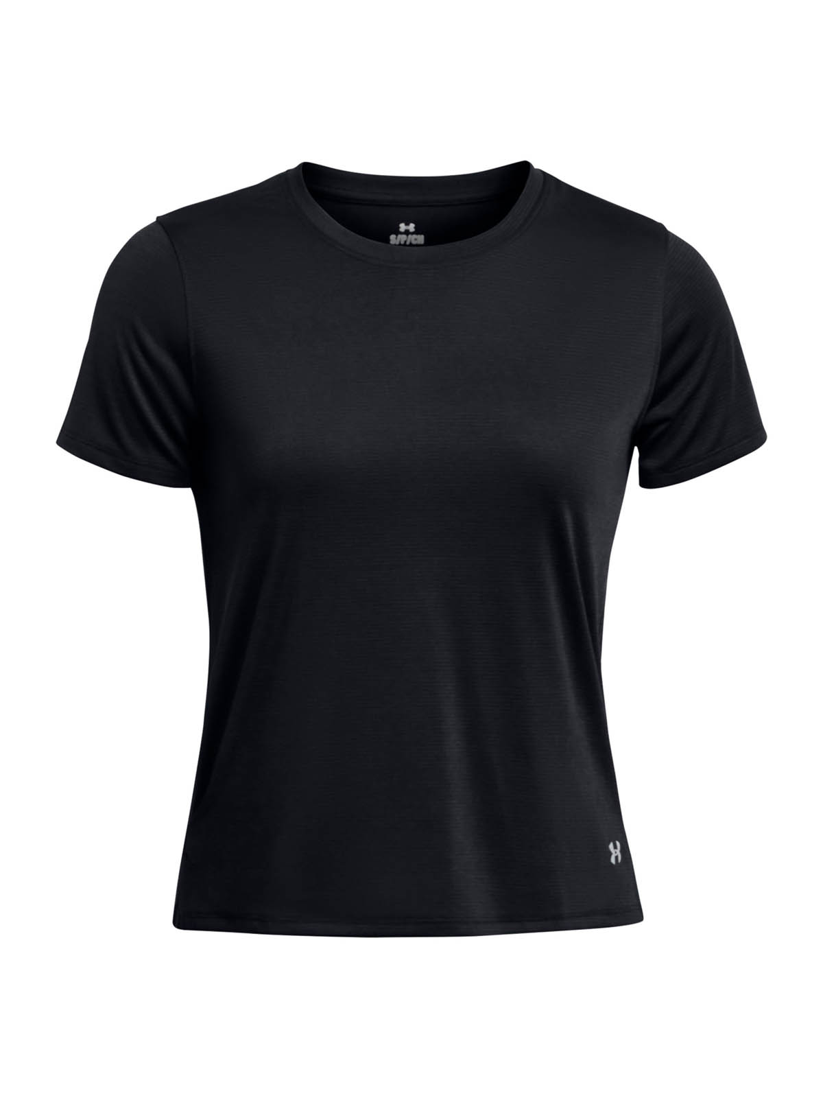 POLERA MANGA CORTA RUNNING PARA MUJER LAUNCH NEGRO 
UA - 1